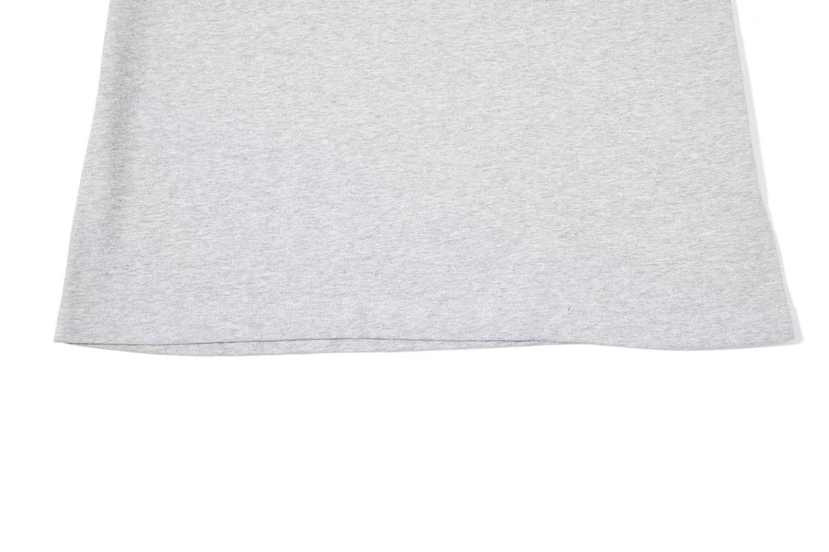 Cropped Mock Neck Cursive Script Print Long Sleeve