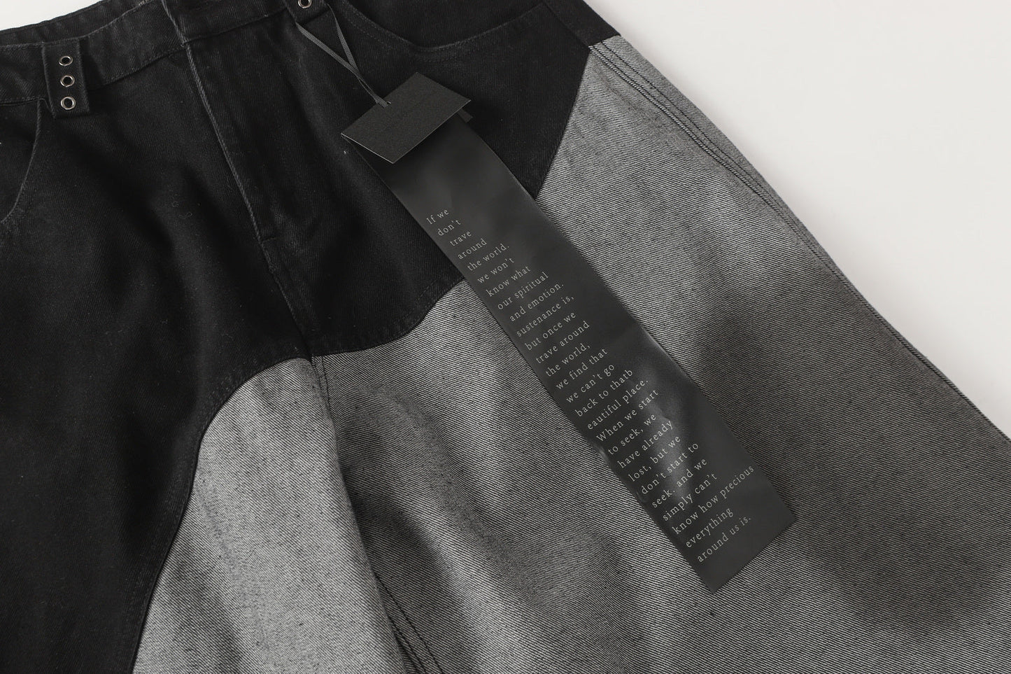 Two-Tone Fade Wash | Wide Jeans