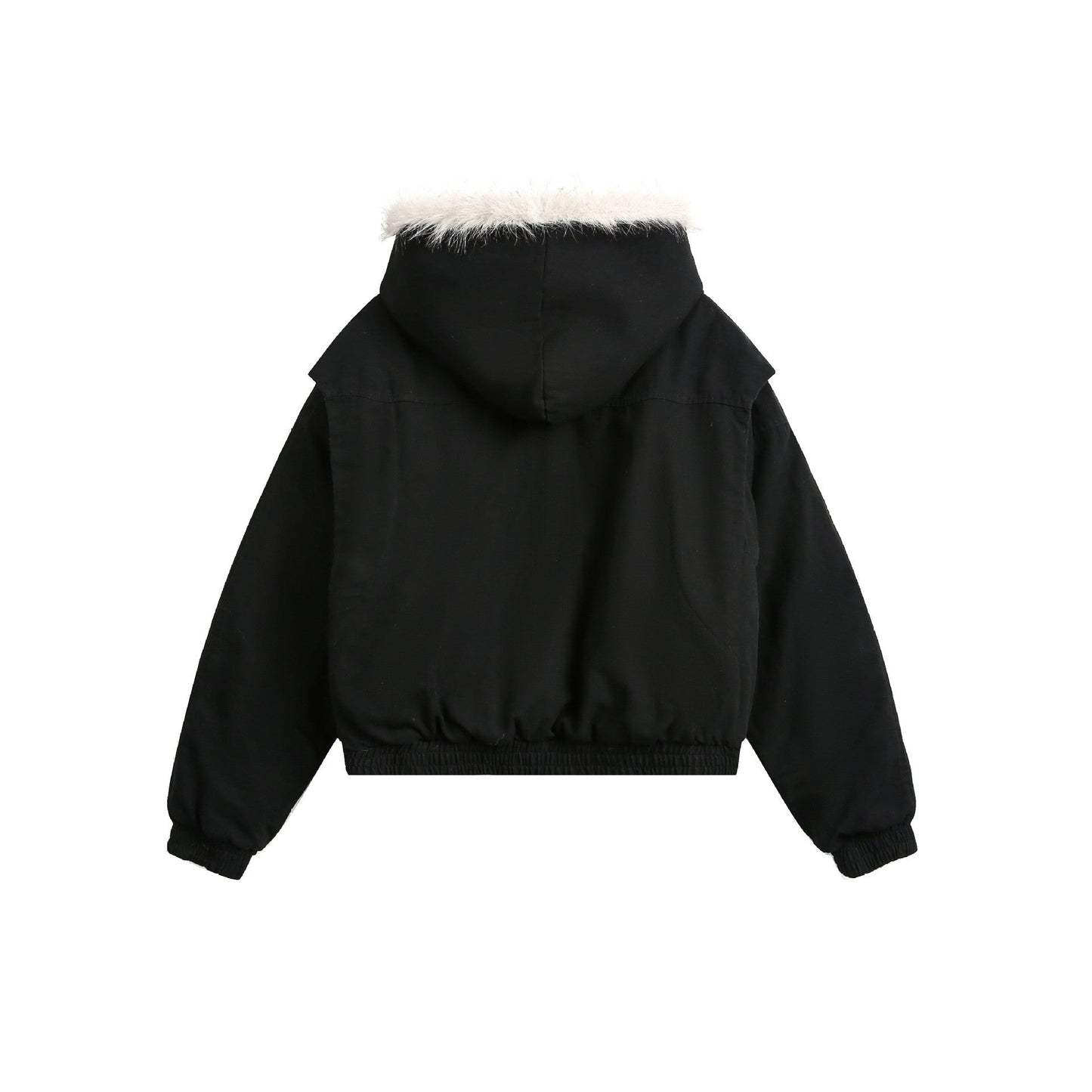 Spliced Fur | Hooded Quilted Jacket