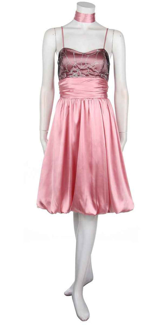 CLEARANCE - Juliet 2117 Short Knee Length Bubble Skirt Semi-Formal Dress