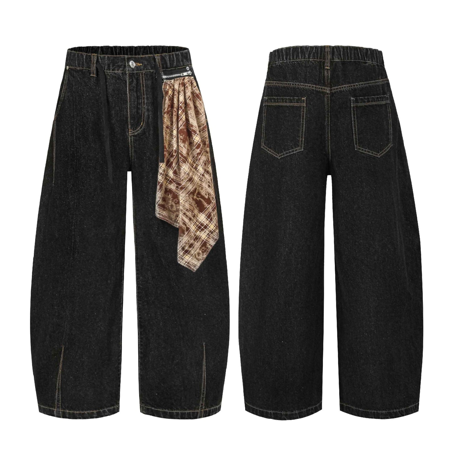 Scarf Detail | Denim Jeans