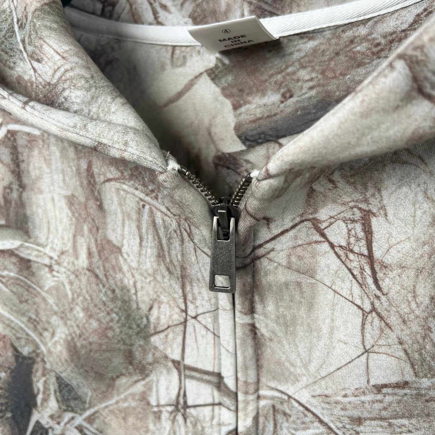 Forest Camo | Oversized Zip-Up Hoodie