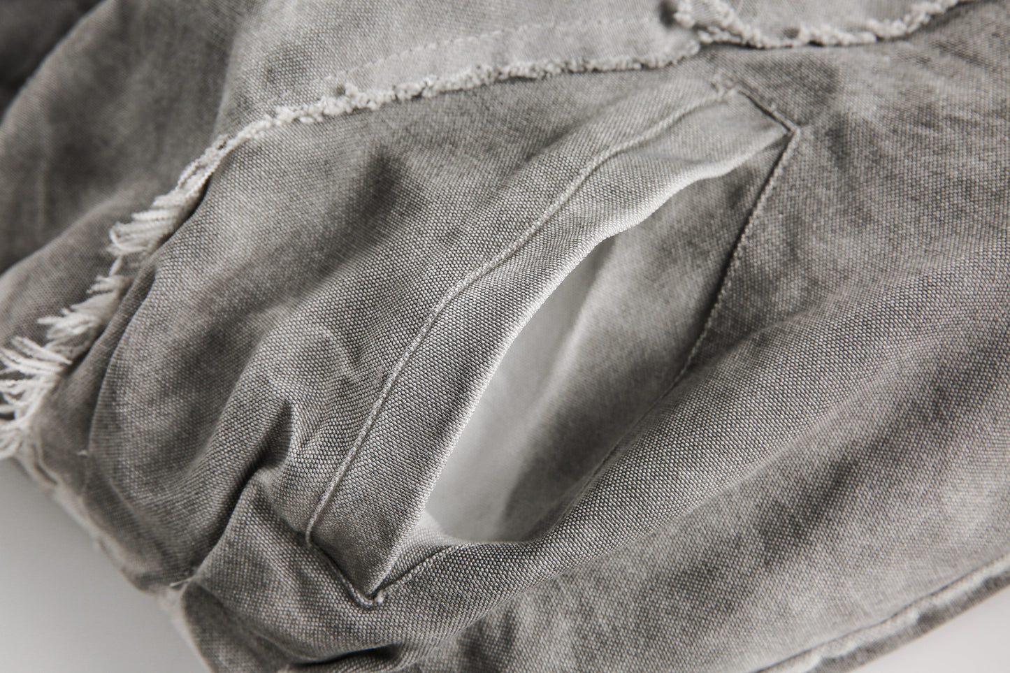 Distressed Embroidered | Padded Hooded Jacket