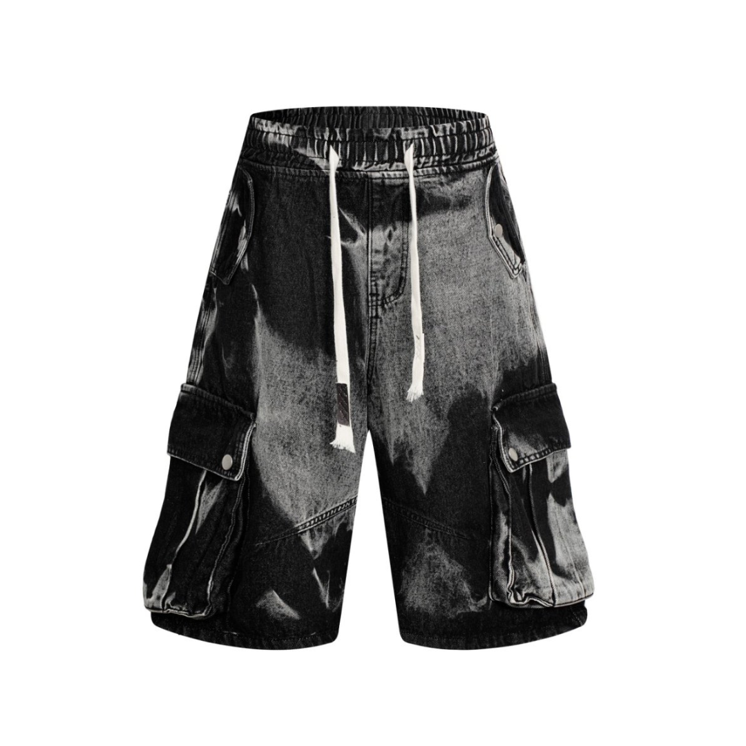 Bleach Splatter Cargo Shorts