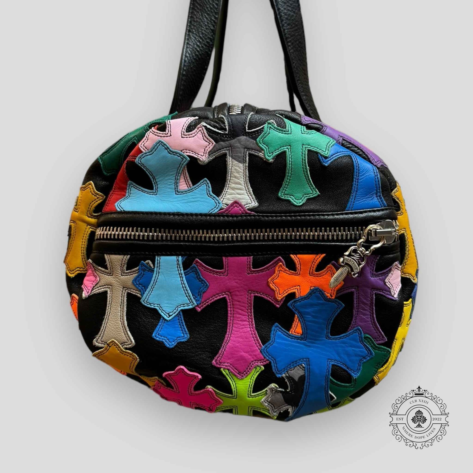Chrome Hearts Multi-Color Cross Patch Mini Duffle