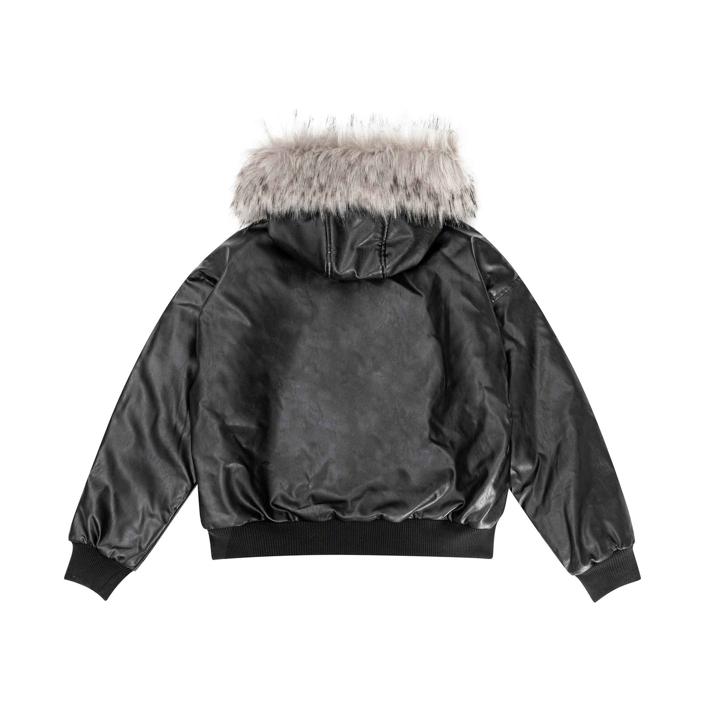 Moto Style | Faux Fur PU Jacket