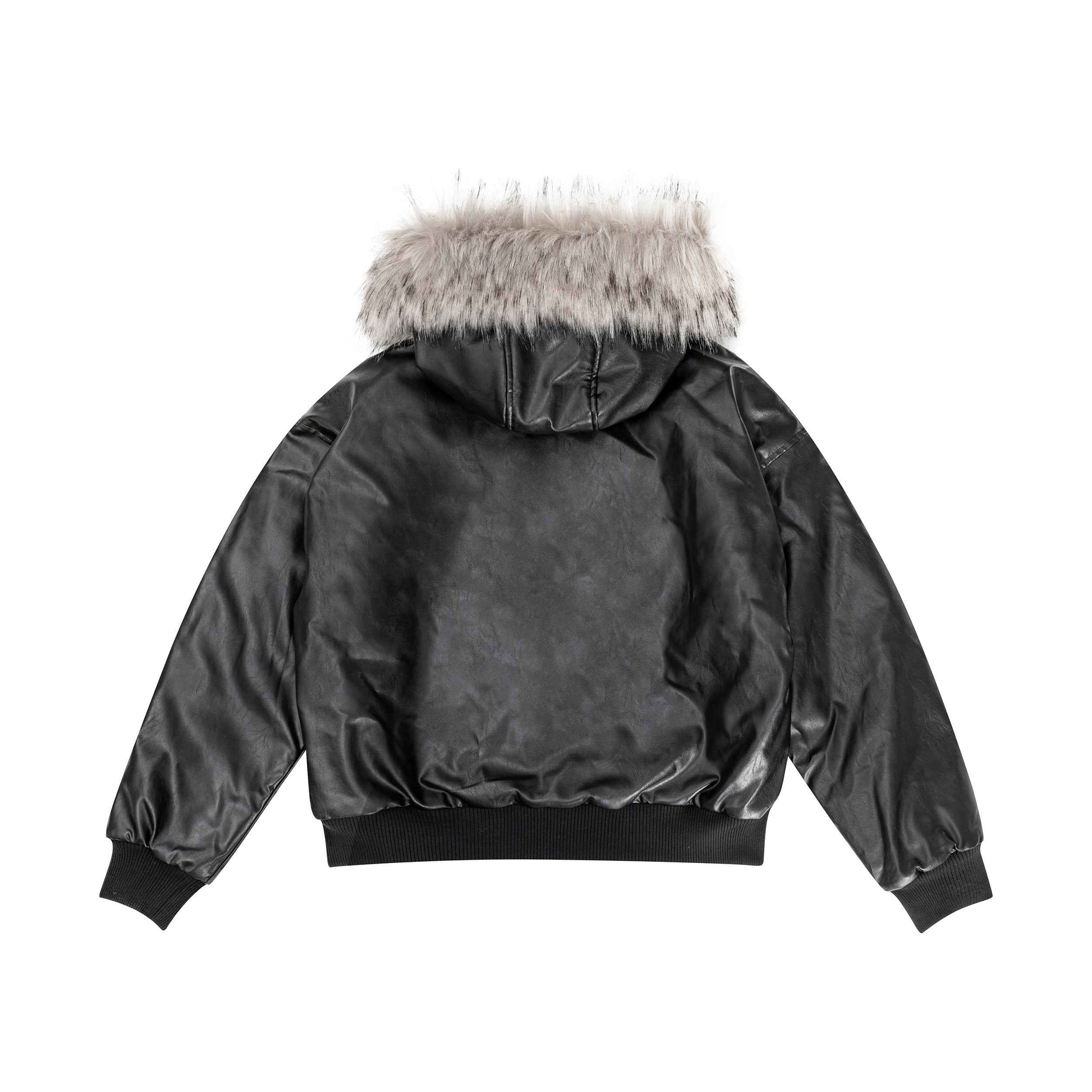 Moto Style | Faux Fur PU Jacket