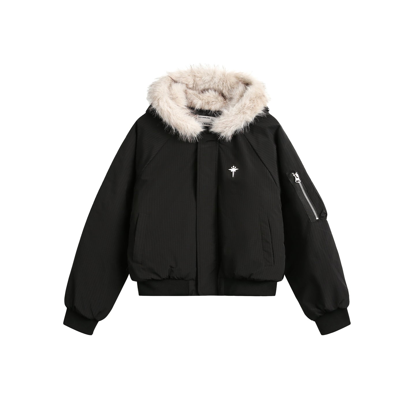 Star Rivets| Padded Bomber Jacket