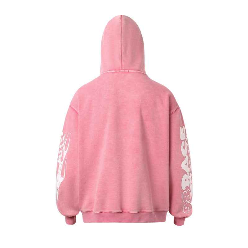 Washed Racing | Zip Up Hoodie