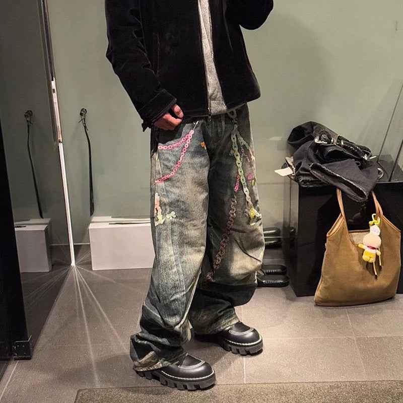 Candy Chain Washed | Baggy Jeans