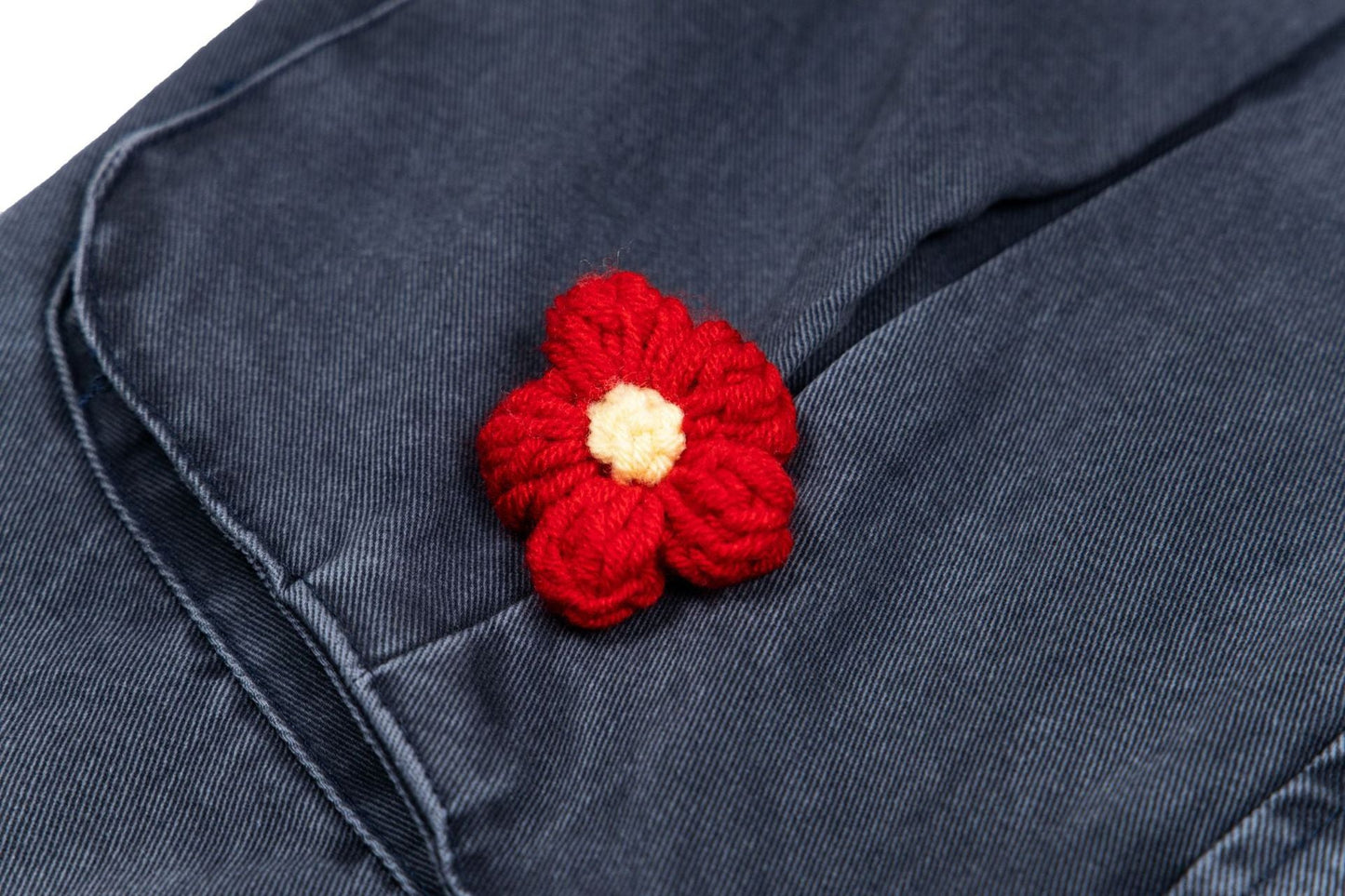 3D floral embroidery | Washed Cargo