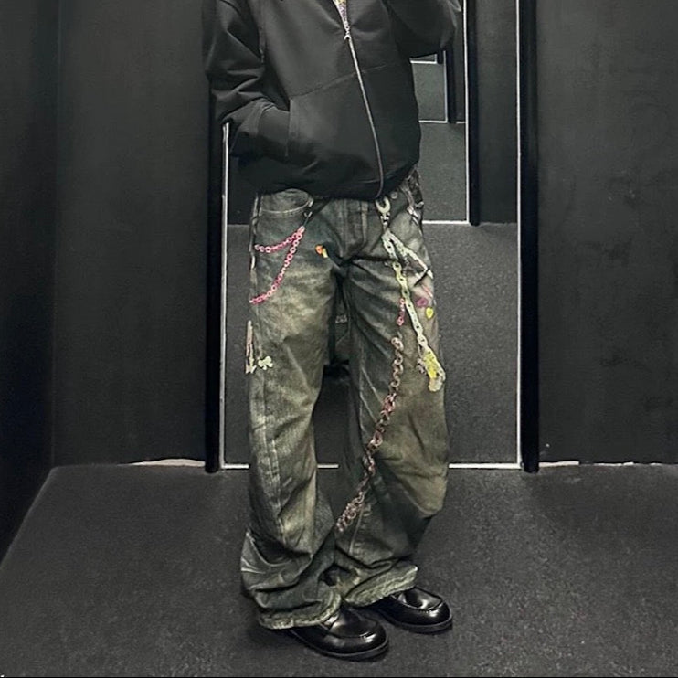Candy Chain Washed | Baggy Jeans