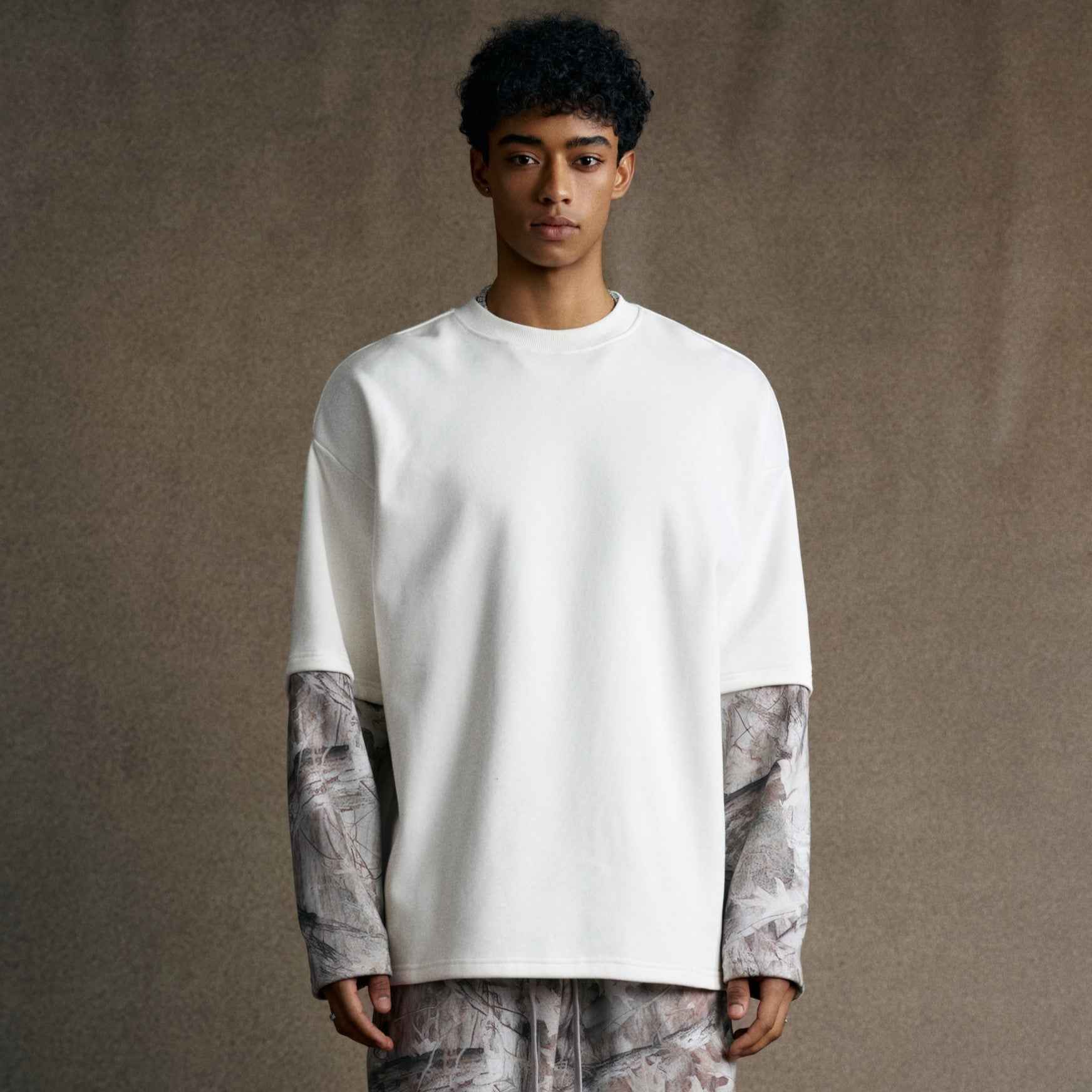 Woodland Camo| Long Sleeve T-Shirt