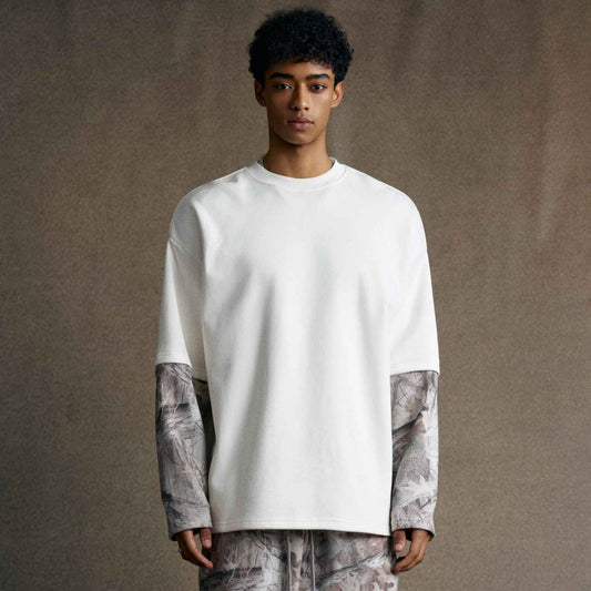 Woodland Camo| Long Sleeve T-Shirt