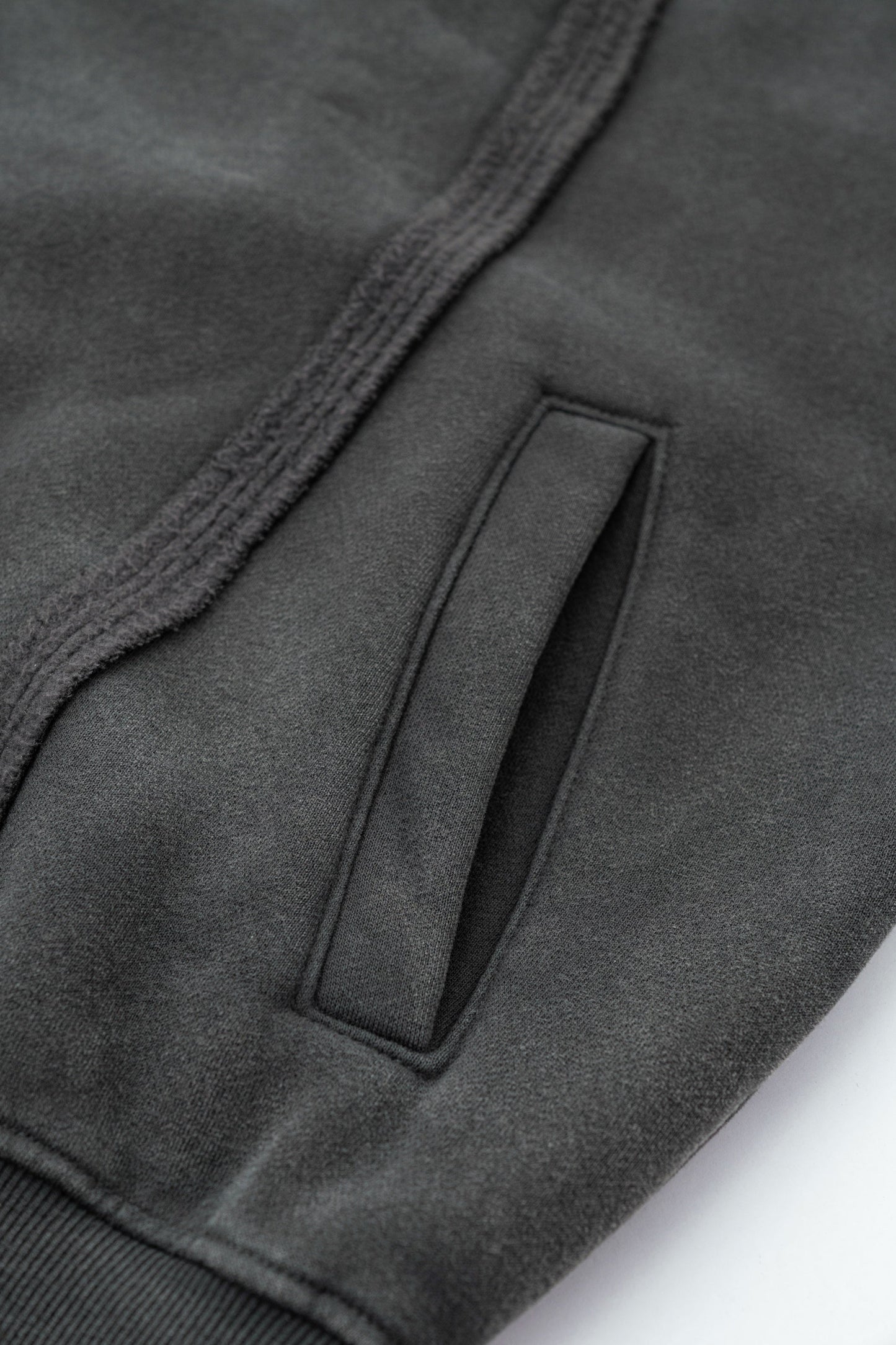 Structured Panel | Baggy Zip-Up Hoodie