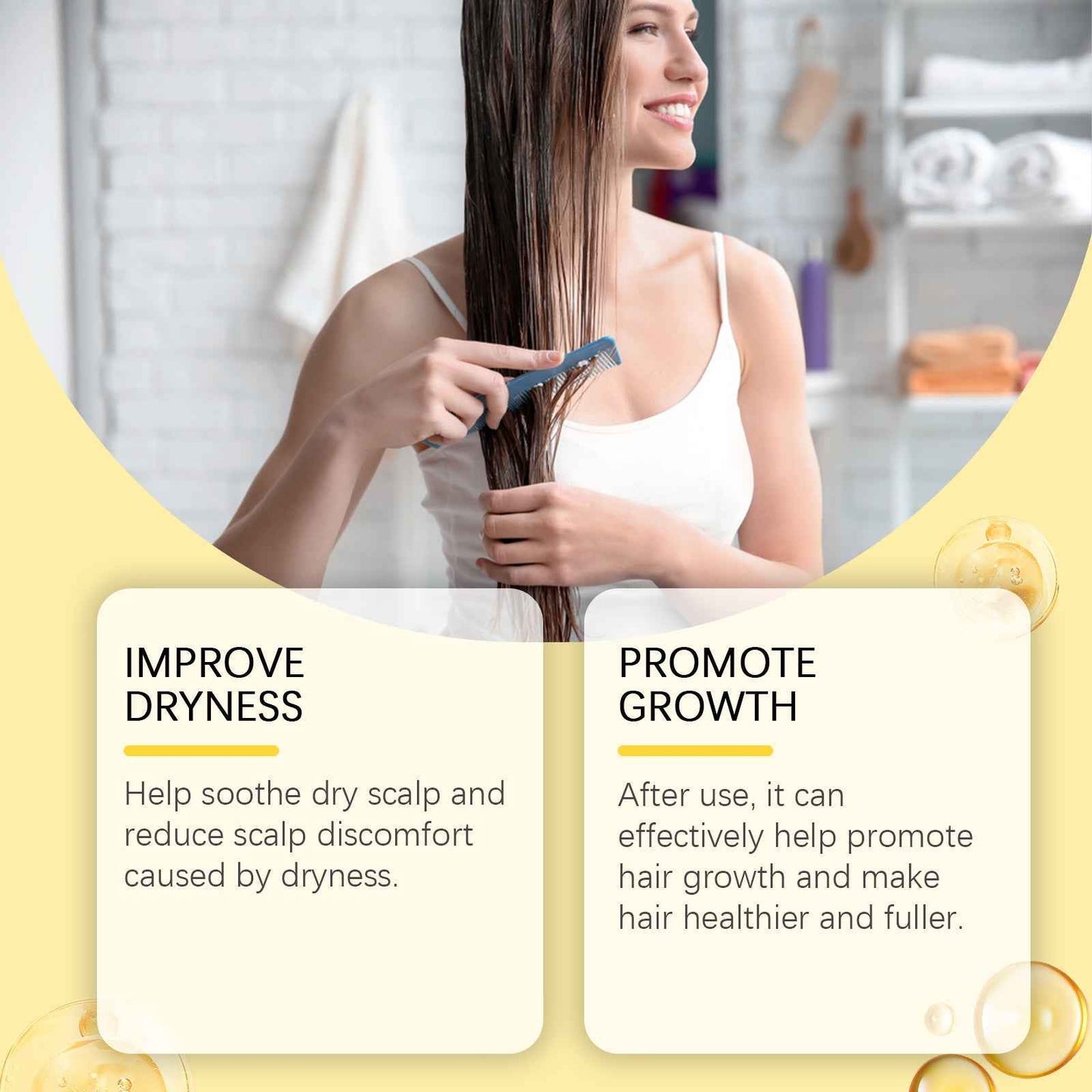 Hoegoa Batana Hair Care Oil Nourishes Scalp, Softens Hair And Restores Frizzy Hair Care Essential Oil