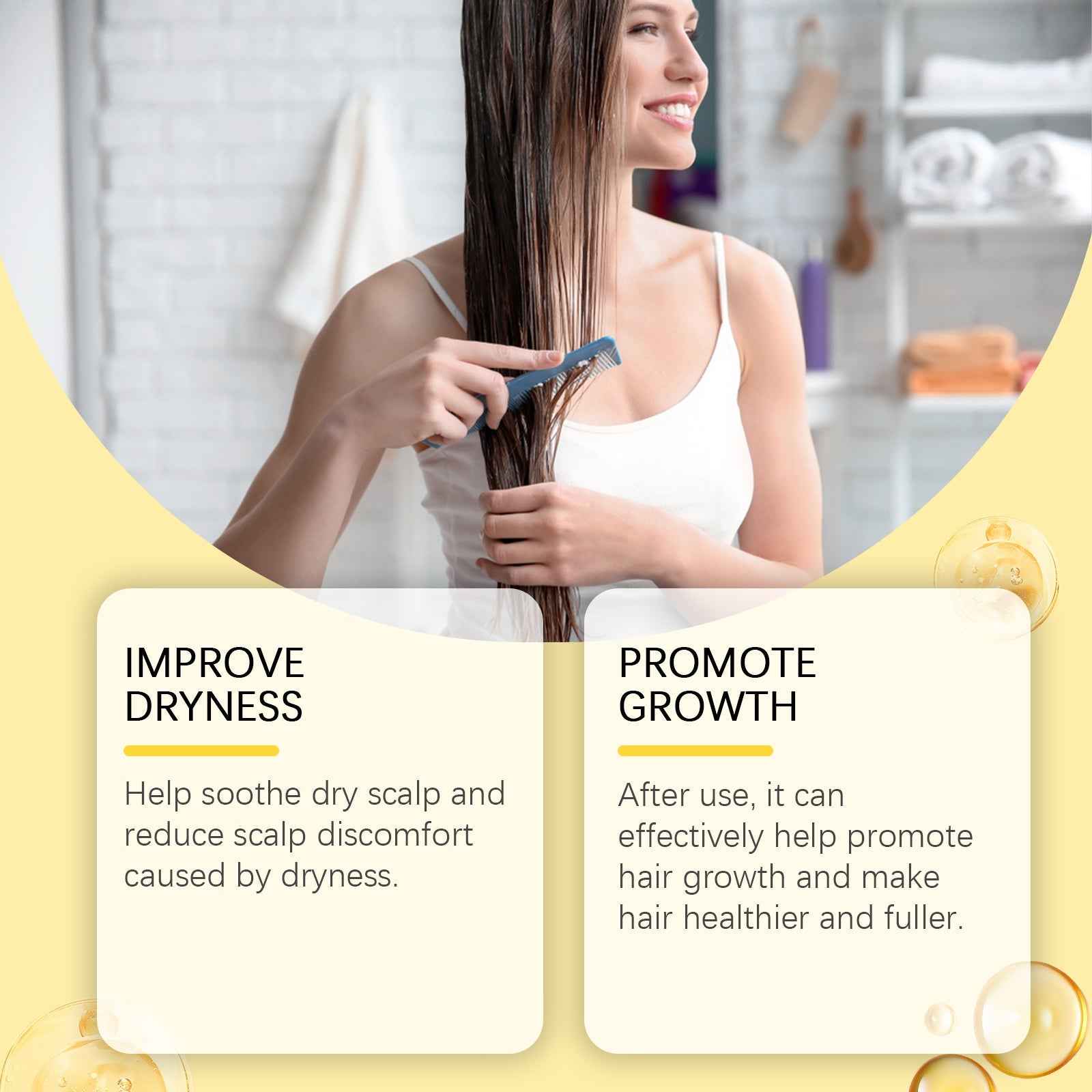Hoegoa Batana Hair Care Oil Nourishes Scalp, Softens Hair And Restores Frizzy Hair Care Essential Oil