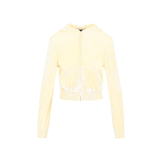 Balenciaga Fitted Zip-Up Hoodie Women