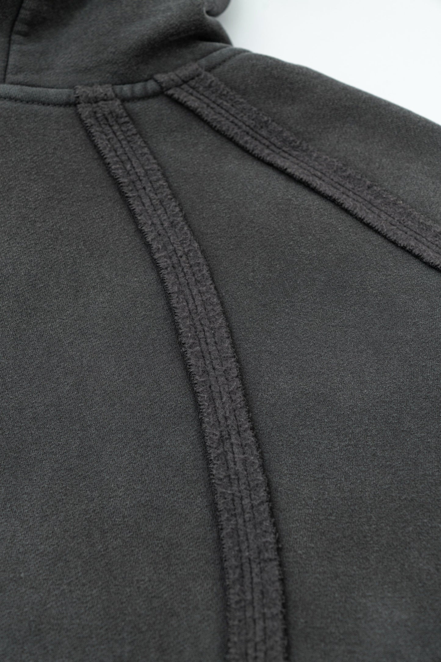 Structured Panel | Baggy Zip-Up Hoodie