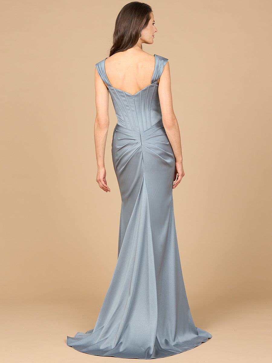 Sleeveless Corset Gown - JUSTLUXURY