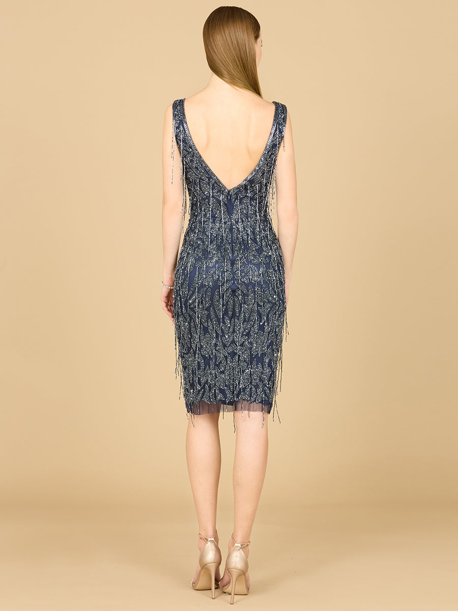 Fringe Cocktail Dress - JUSTLUXURY