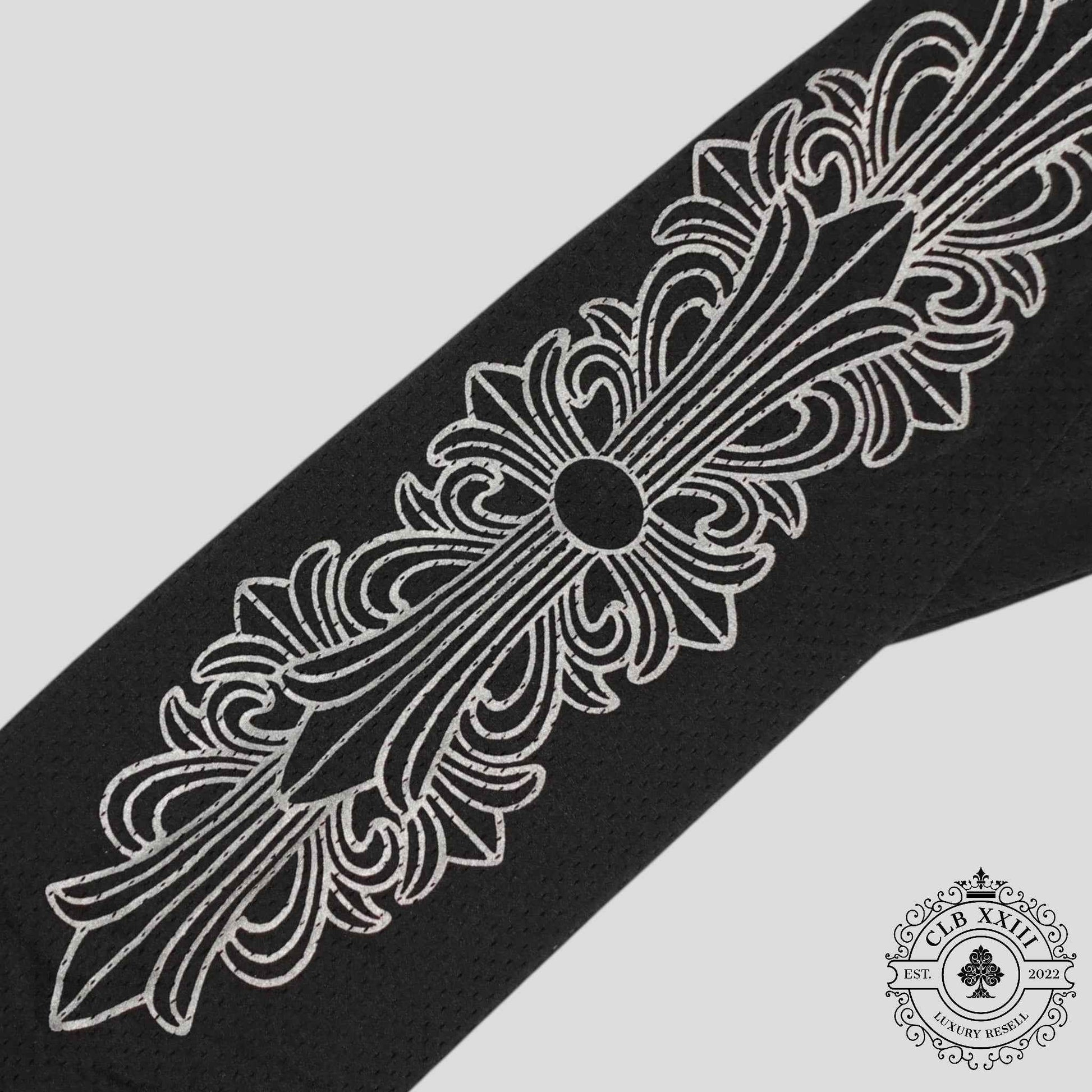 Chrome Hearts Mesh Warm Up Long Sleeve Jersey in Black