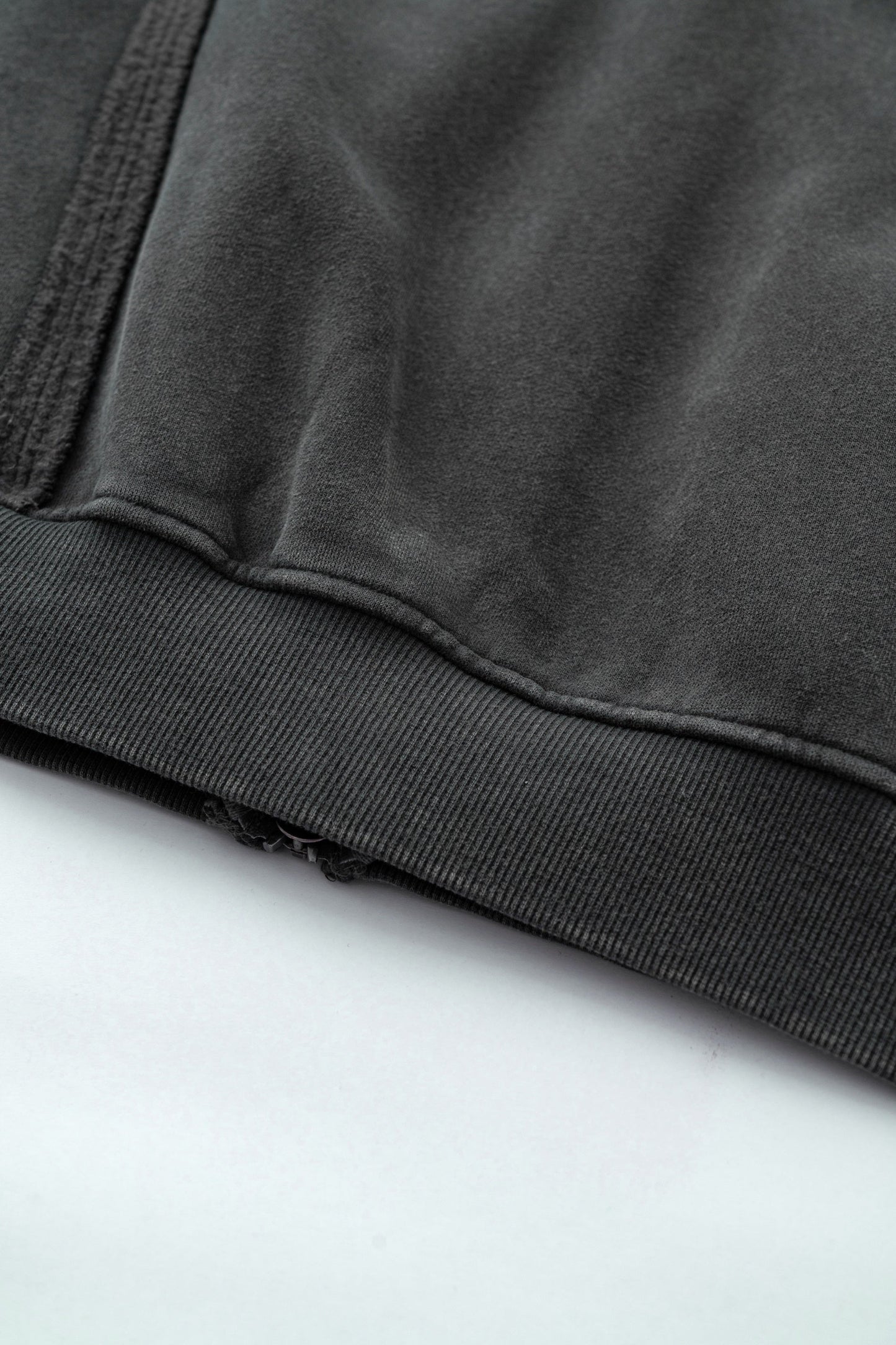Structured Panel | Baggy Zip-Up Hoodie