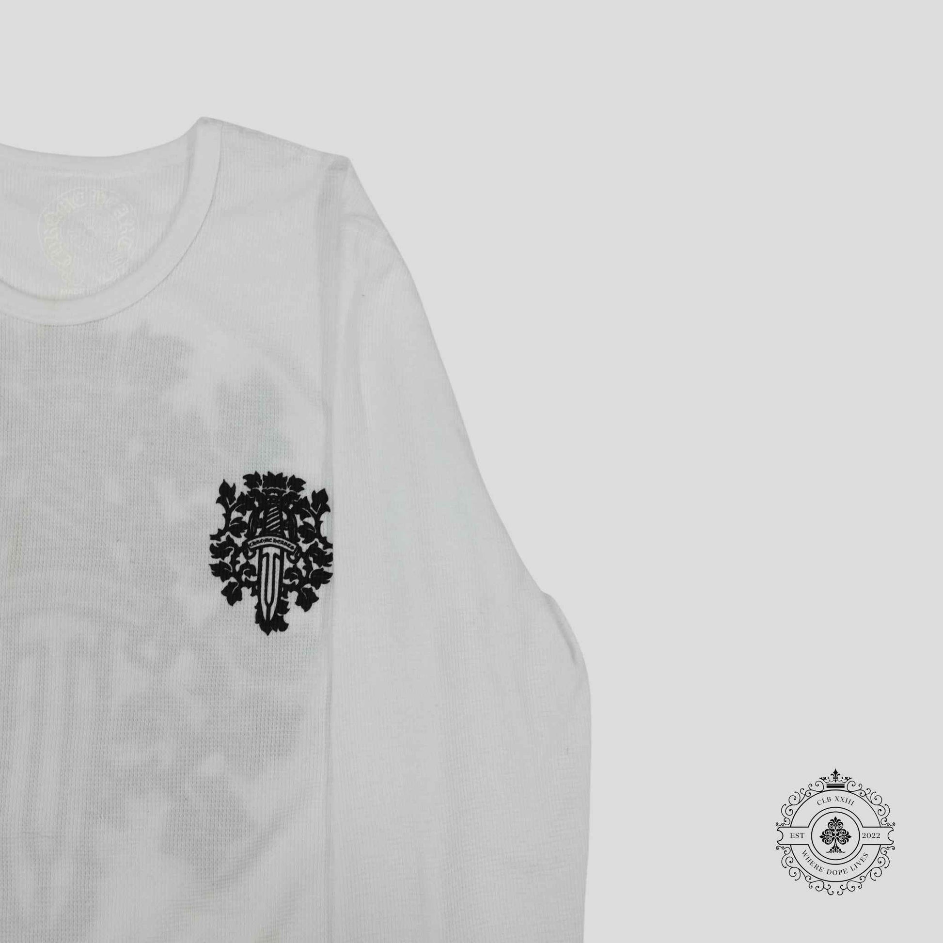 Chrome Hearts Dagger Thermal Long Sleeve in White