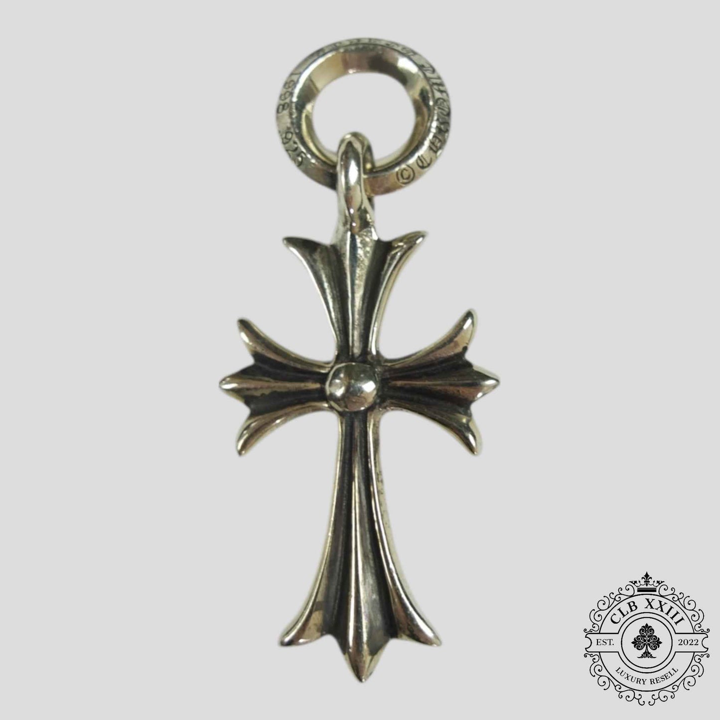Chrome Hearts Tiny Cross Pendant in Silver