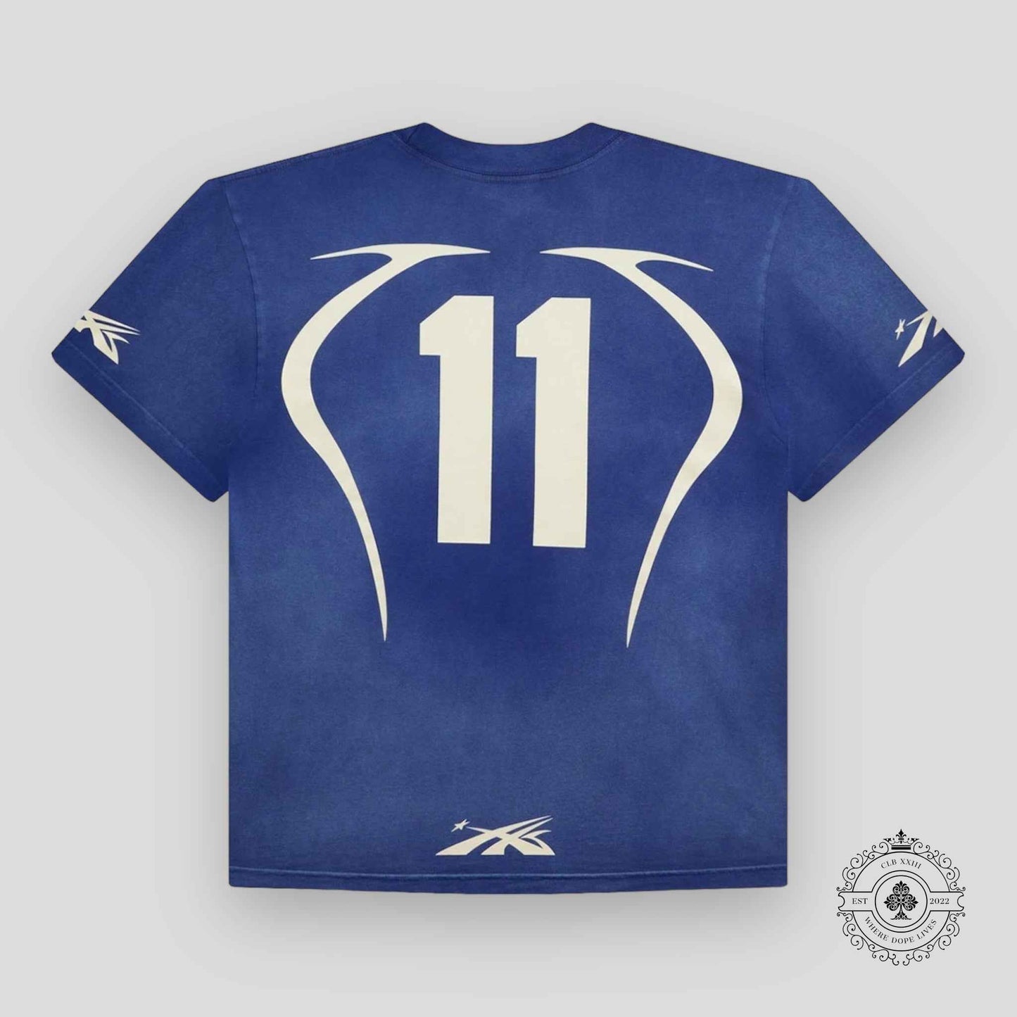 Hellstar Warm Up Tee in Blue