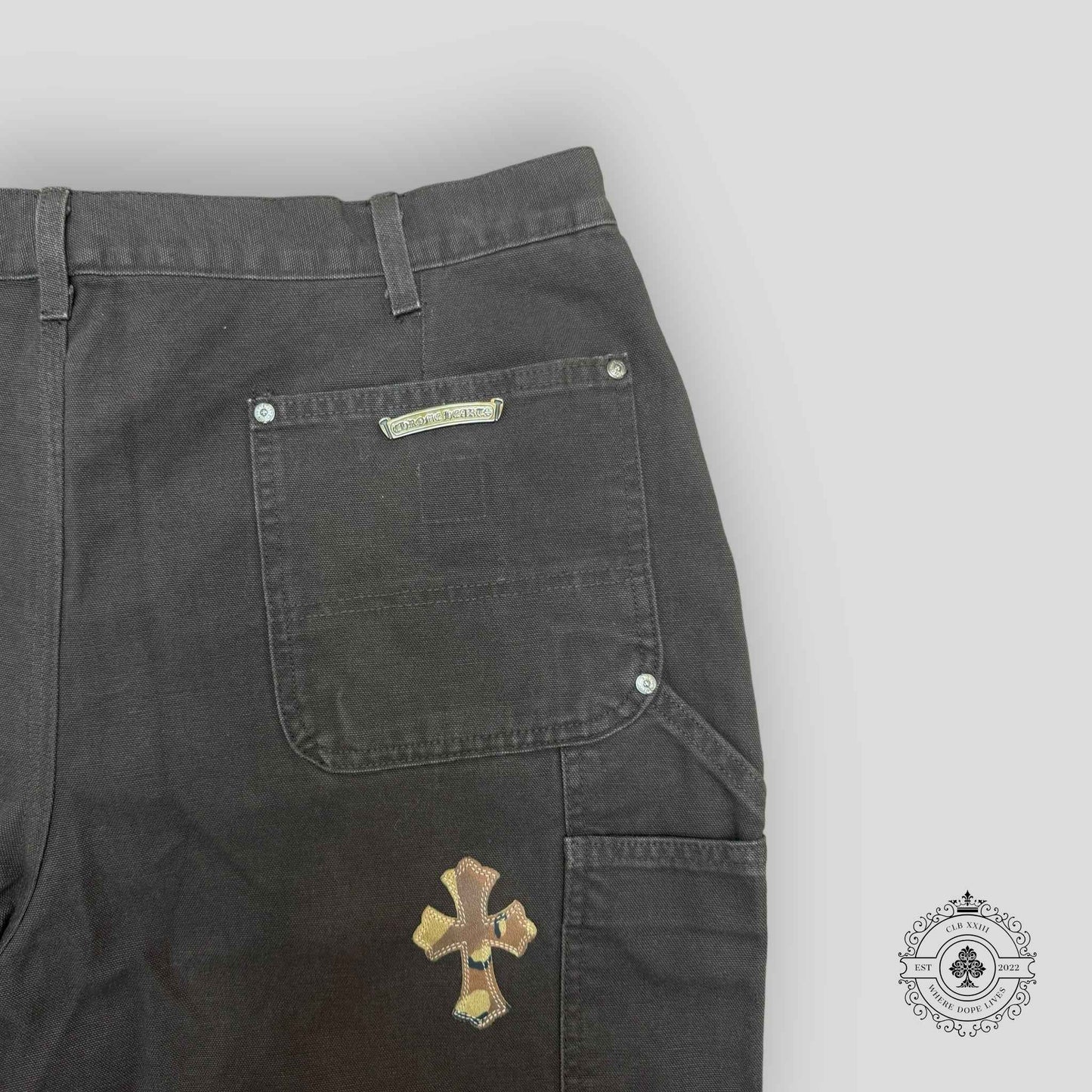 Chrome Hearts Sex Records Patch Double Knee Carpenter Pants