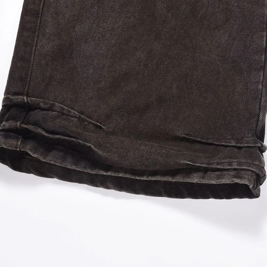 Brown Riptide Denim Pants