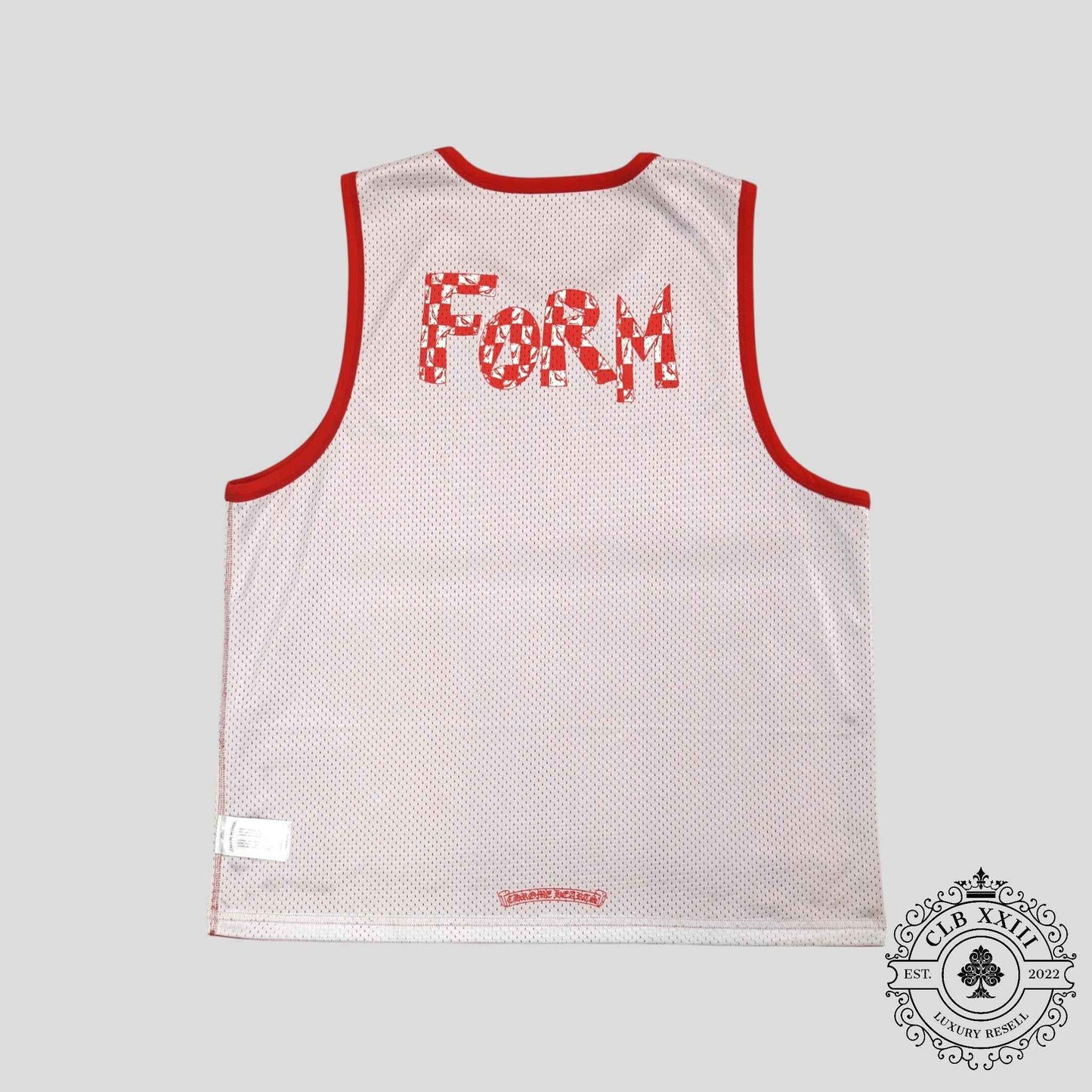 Chrome Hearts Reversible Mesh Team 99 Jersey in Red