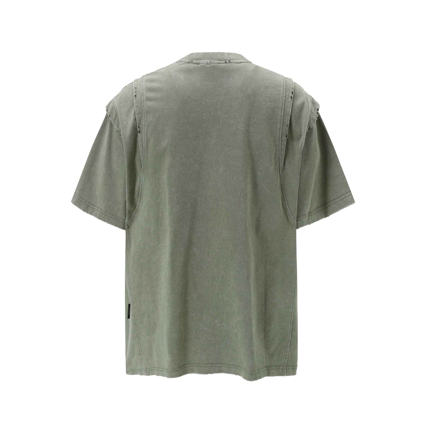 Layered Stitching | Washed T-Shirt