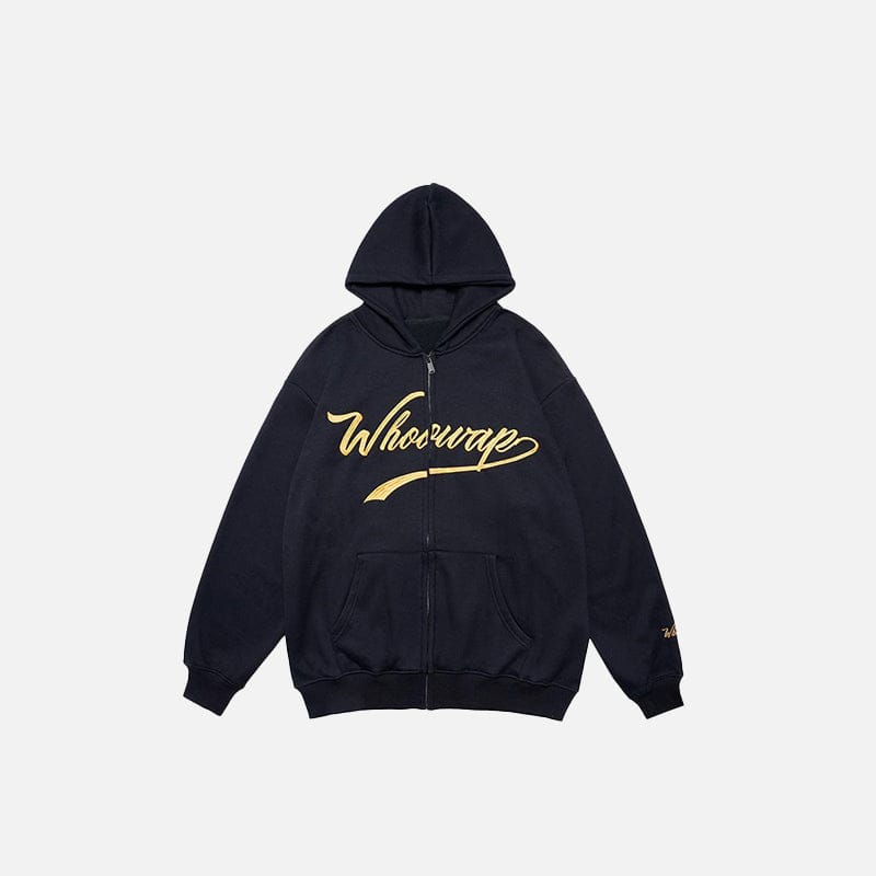 Zip Up Hoodie What