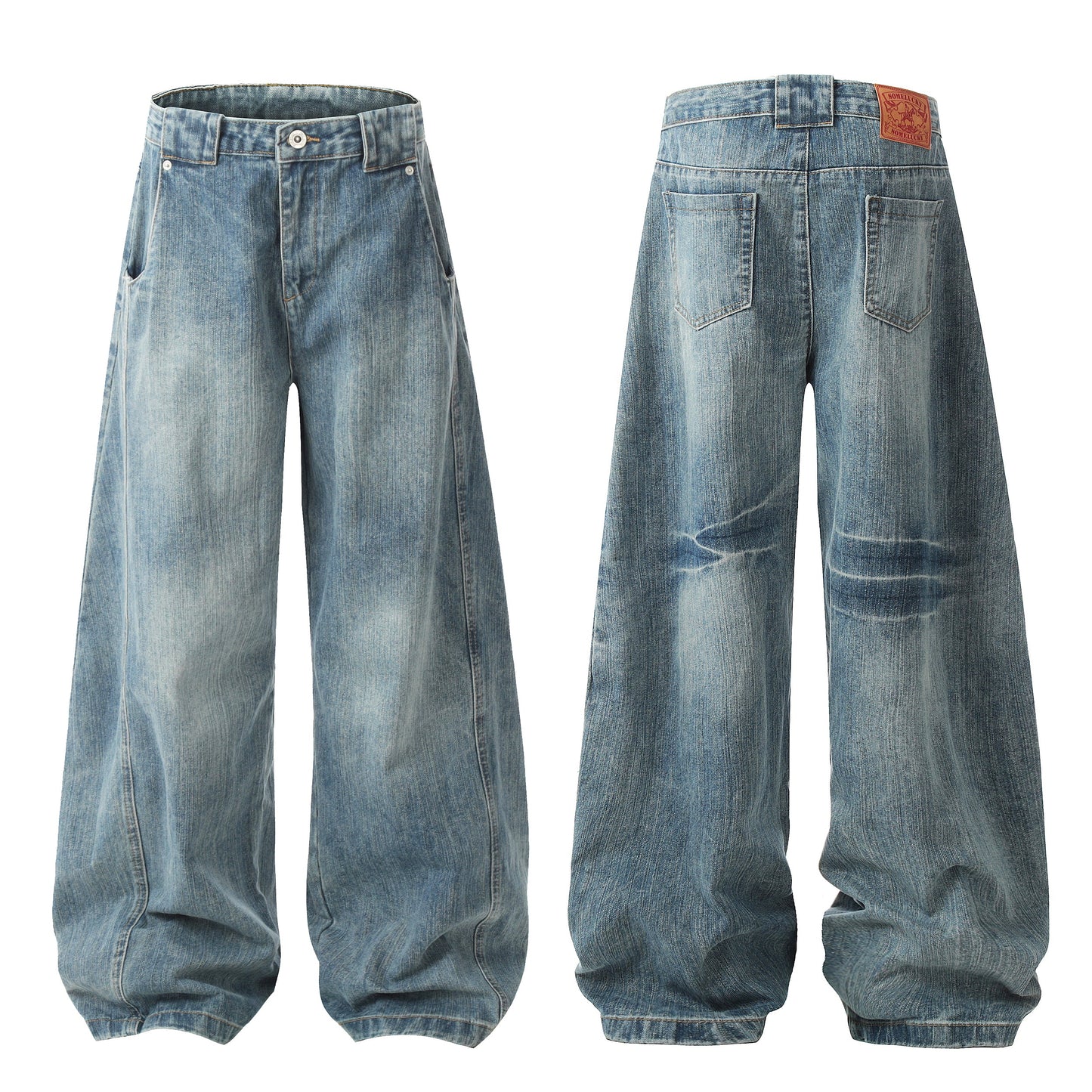 Washed Wide Leg | Vintage Denim Jeans
