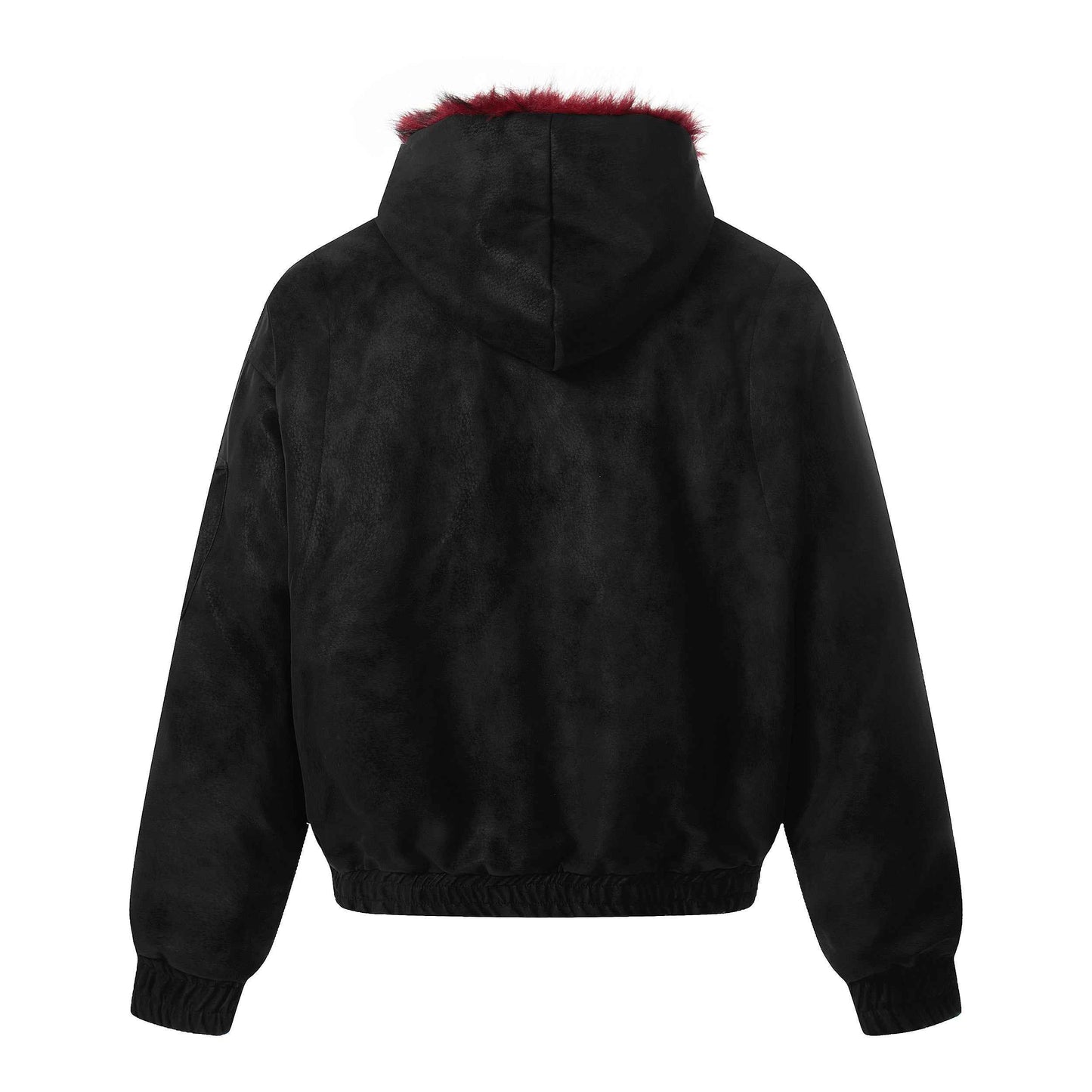 Dark Contrast | Hooded Winter Jacket