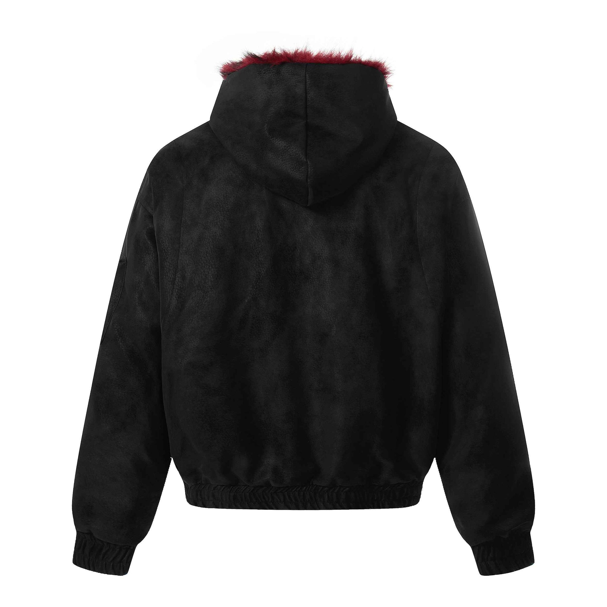 Dark Contrast | Hooded Winter Jacket