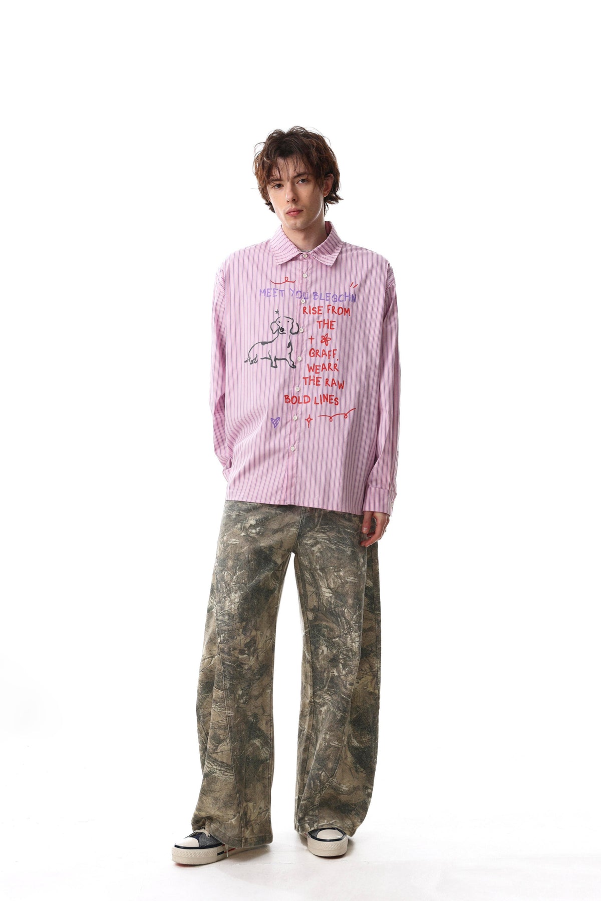 Graffline Striped Shirt