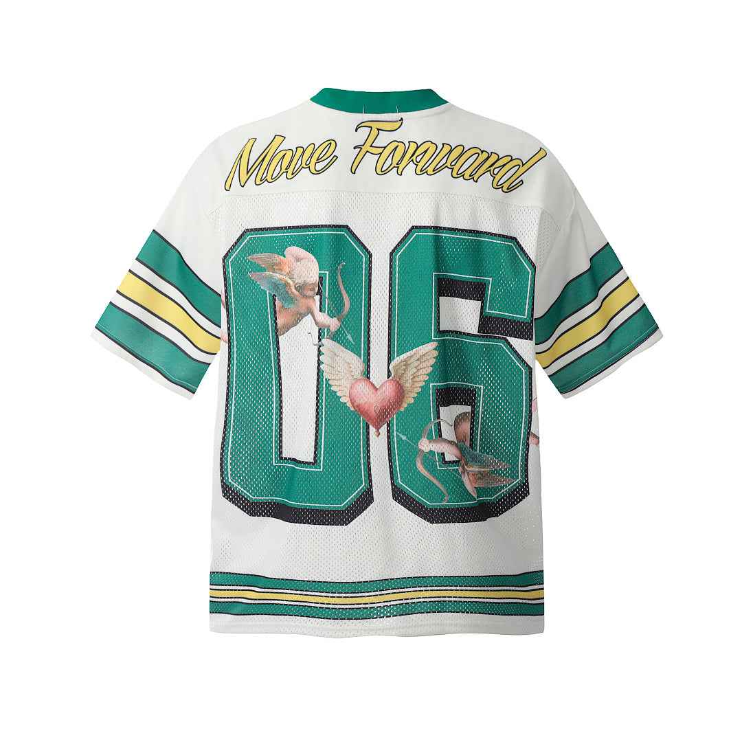 Sports Jersey V-Neck T-Shirt