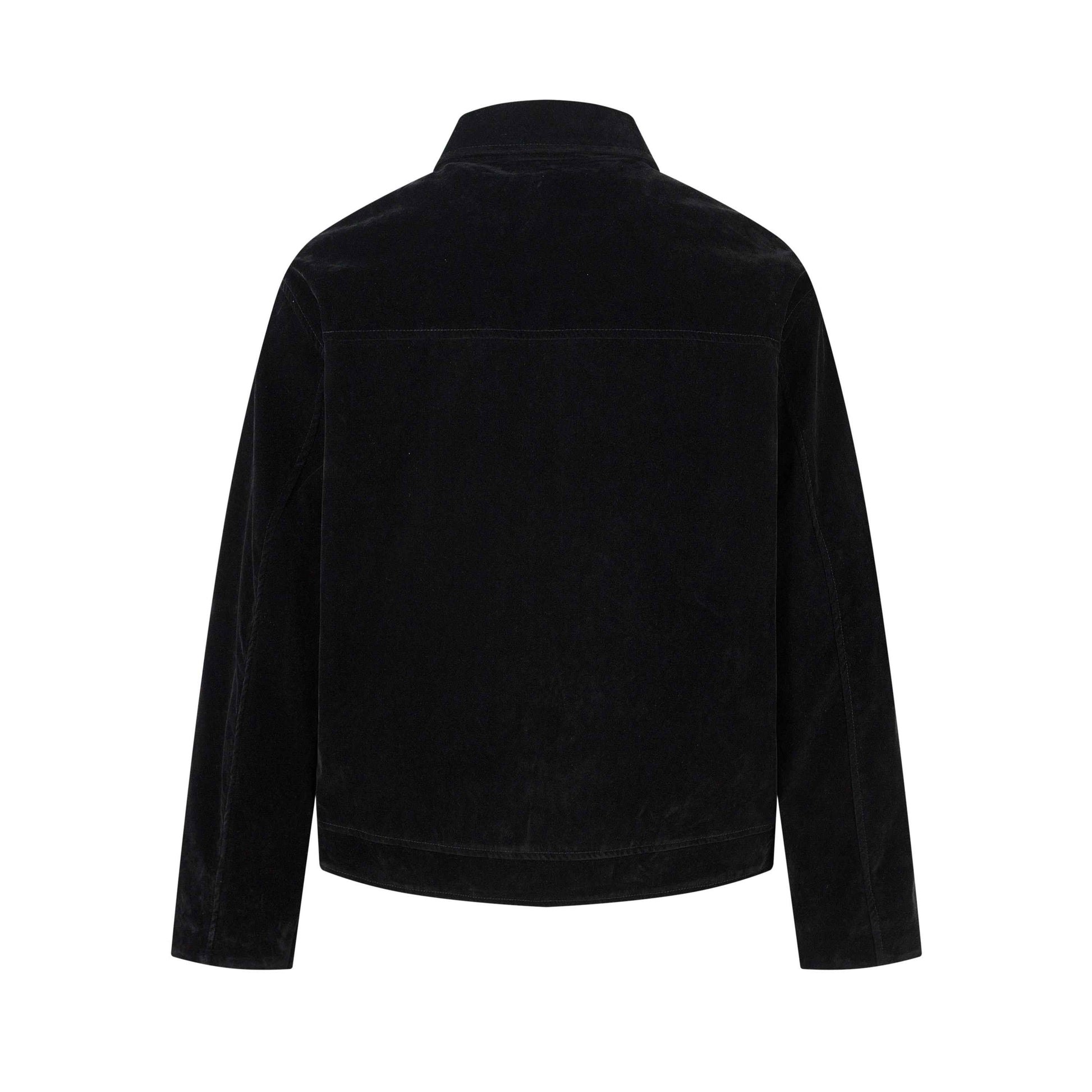 Retro Unique Metal Button Lapel Suede Bomber Jacket