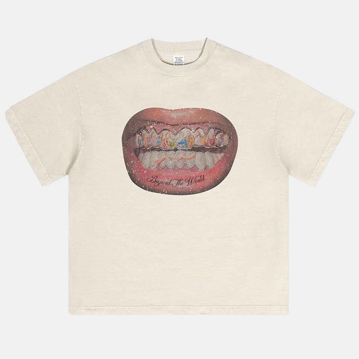 Mouth Graphic Print | Hip Hop T-Shirt