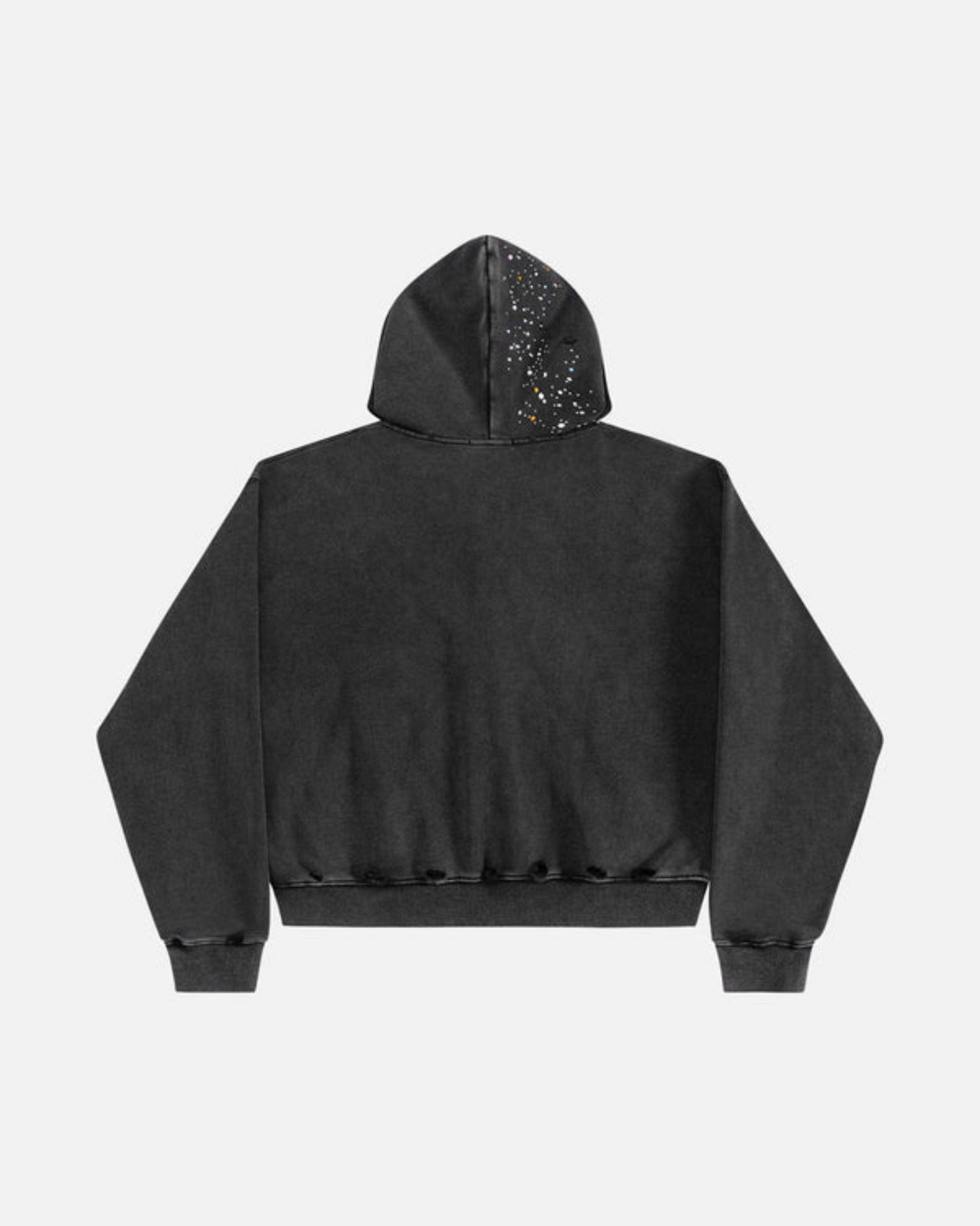 Zip Up Hoodie Rhinestone