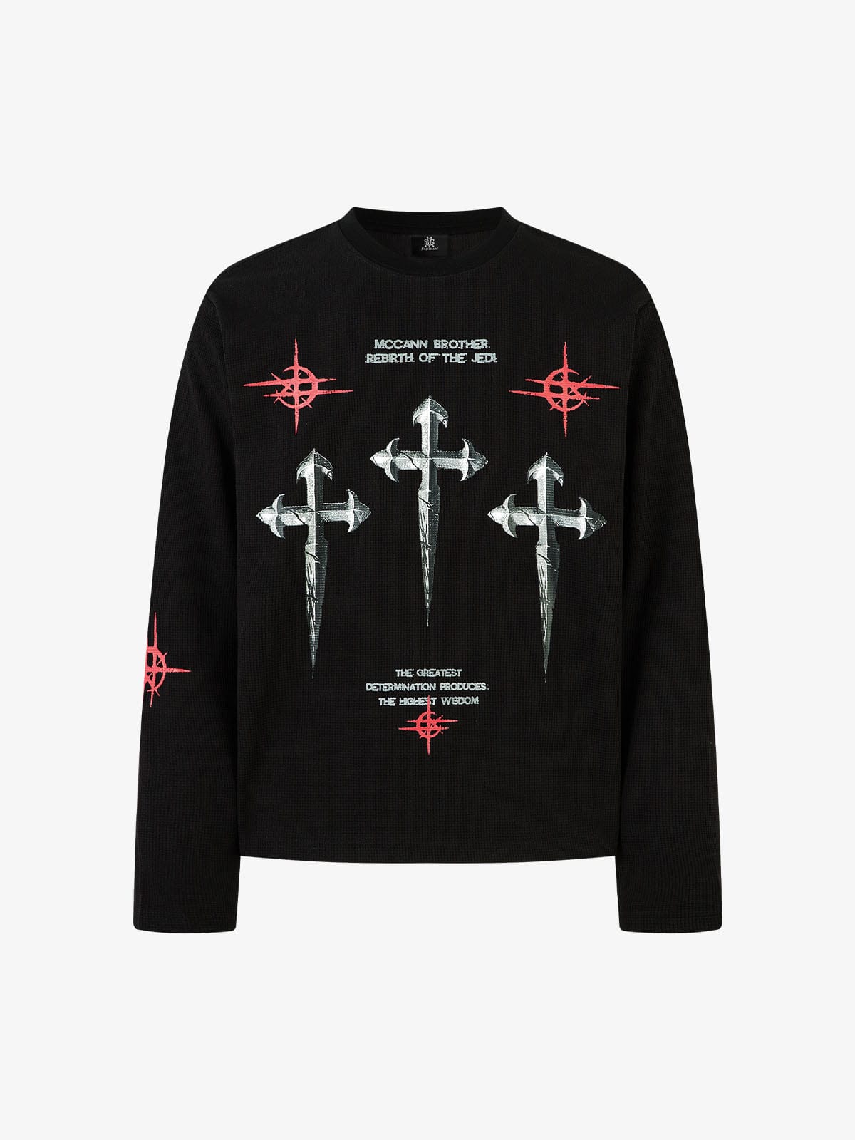 Long Sleeve Letter Cross