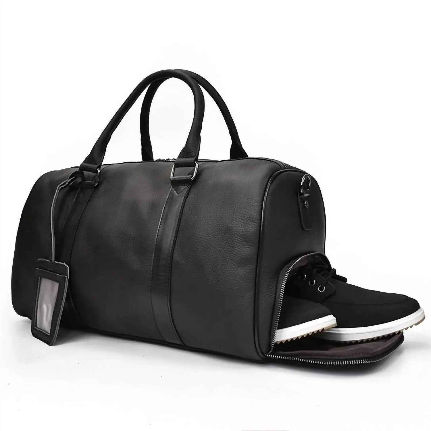 Men's Endre Weekender Vintage Leather Duffle Bag