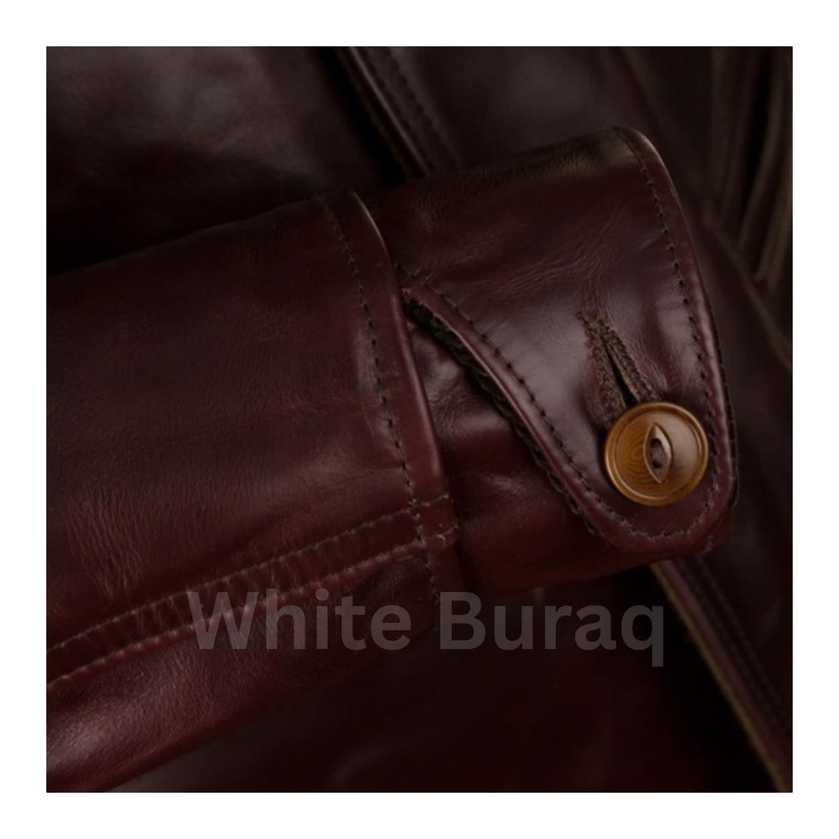 Men's Distressed Brown Horsehide Work Coat
