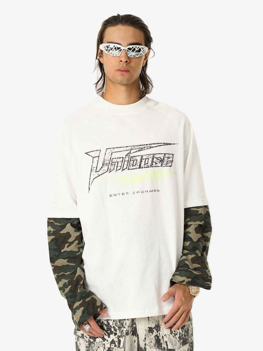 Long Sleeve Camo Layered