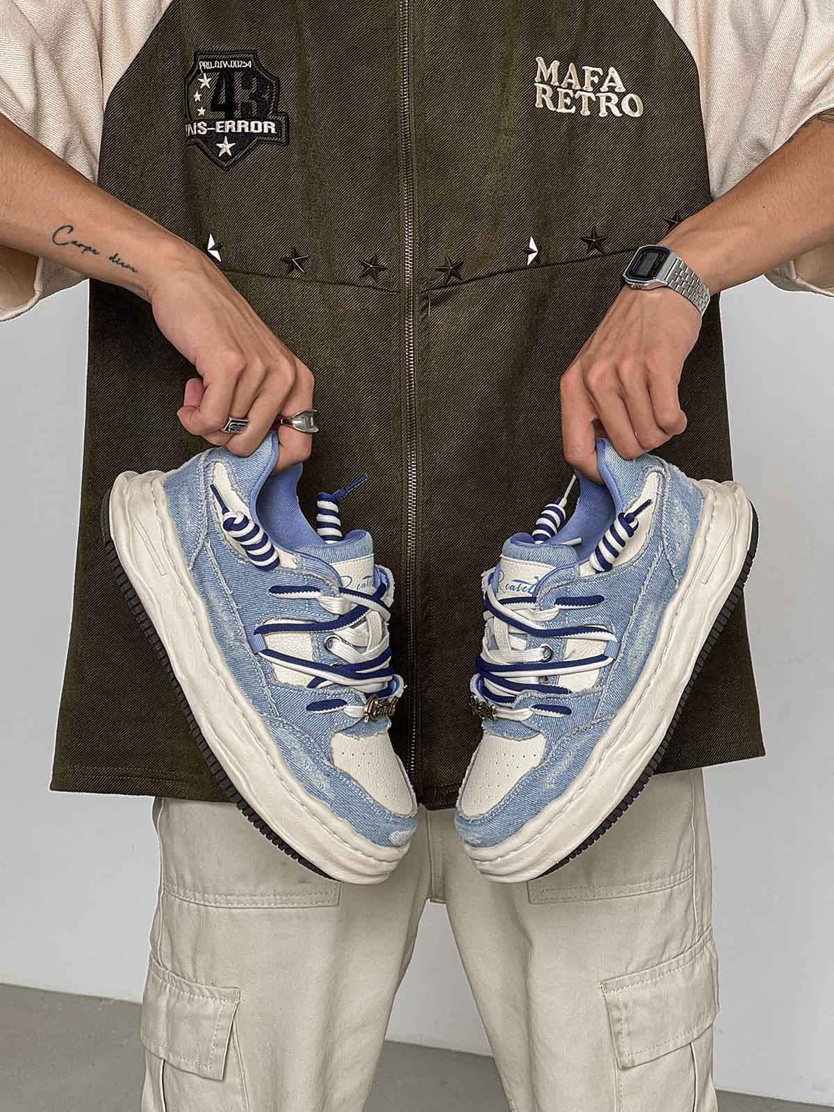 Sneakers Retro Washed