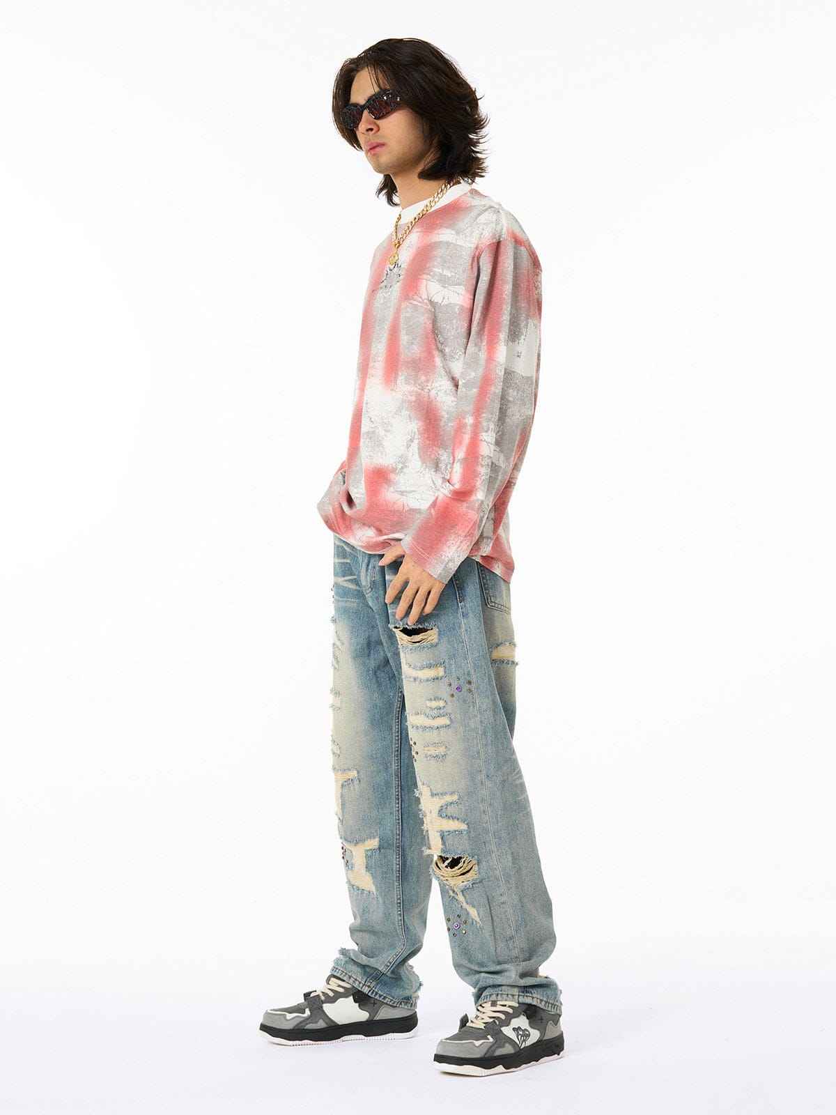 Long Sleeve Dirty Gradient