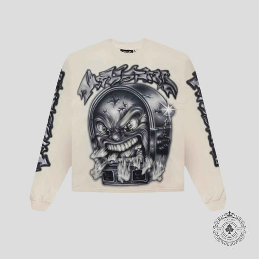 Hellstar Mark Long Sleeve in White
